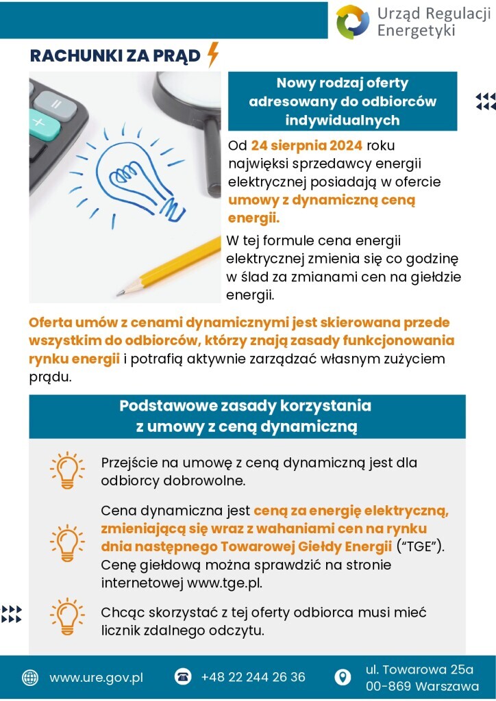 Rachunki za energię elektryczną. Czym jest umowa z ceną dynamiczną?