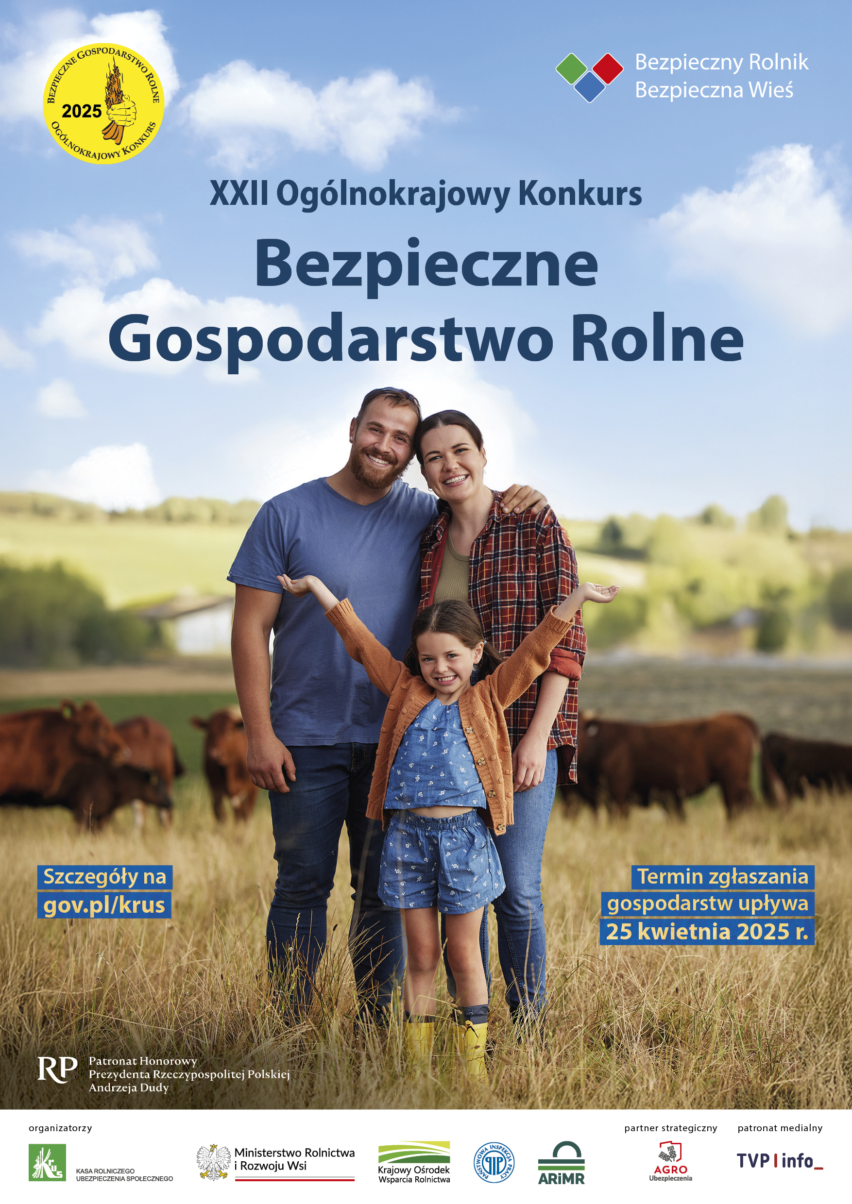 XXII Ogólnokrajowy Konkurs „Bezpieczne Gospodarstwo Rolne”