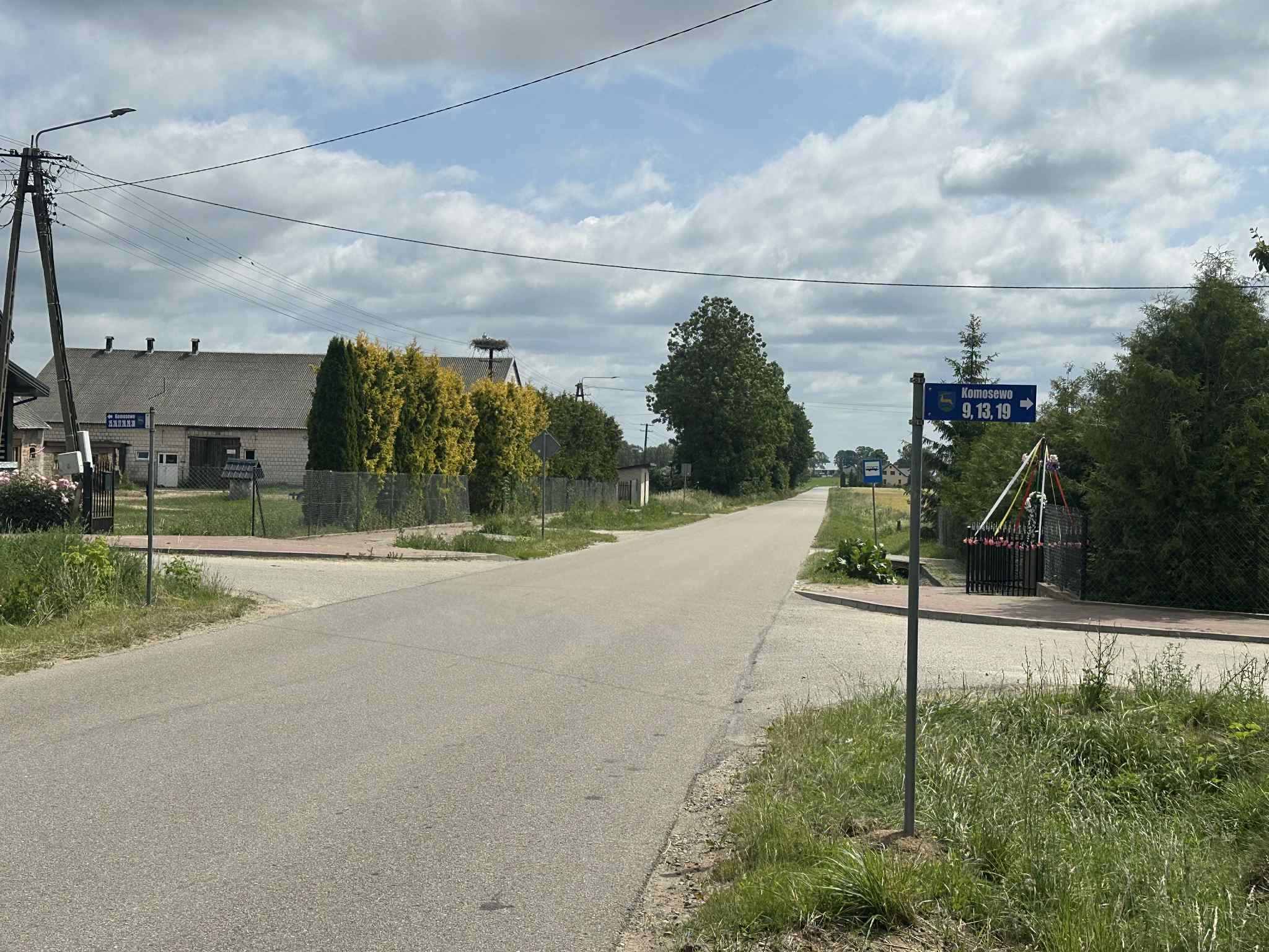 Tabliczki adresowe na koloniach