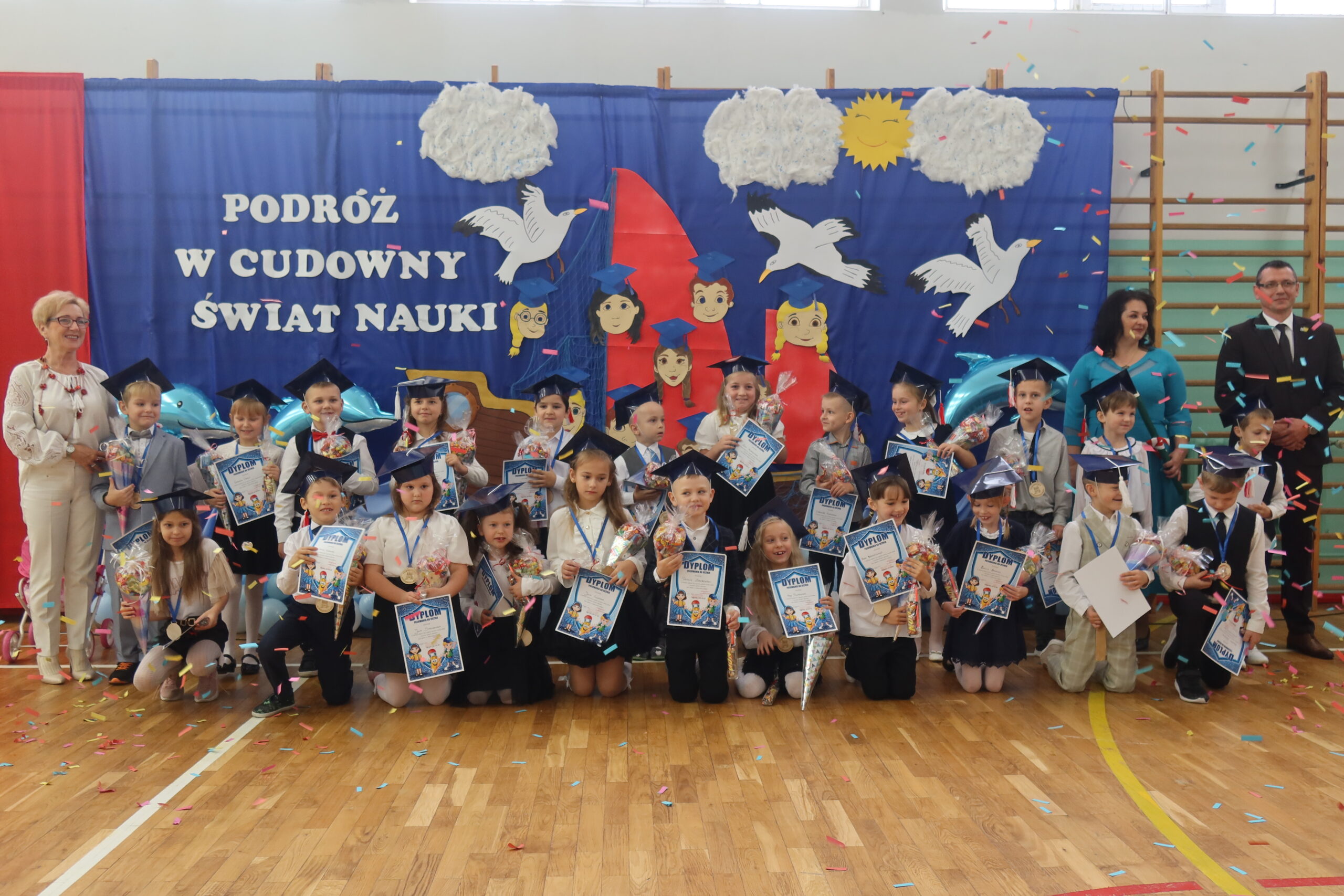 Pasowanie pierwszoklasistów w Szkole Podstawowej w Wąsoszu